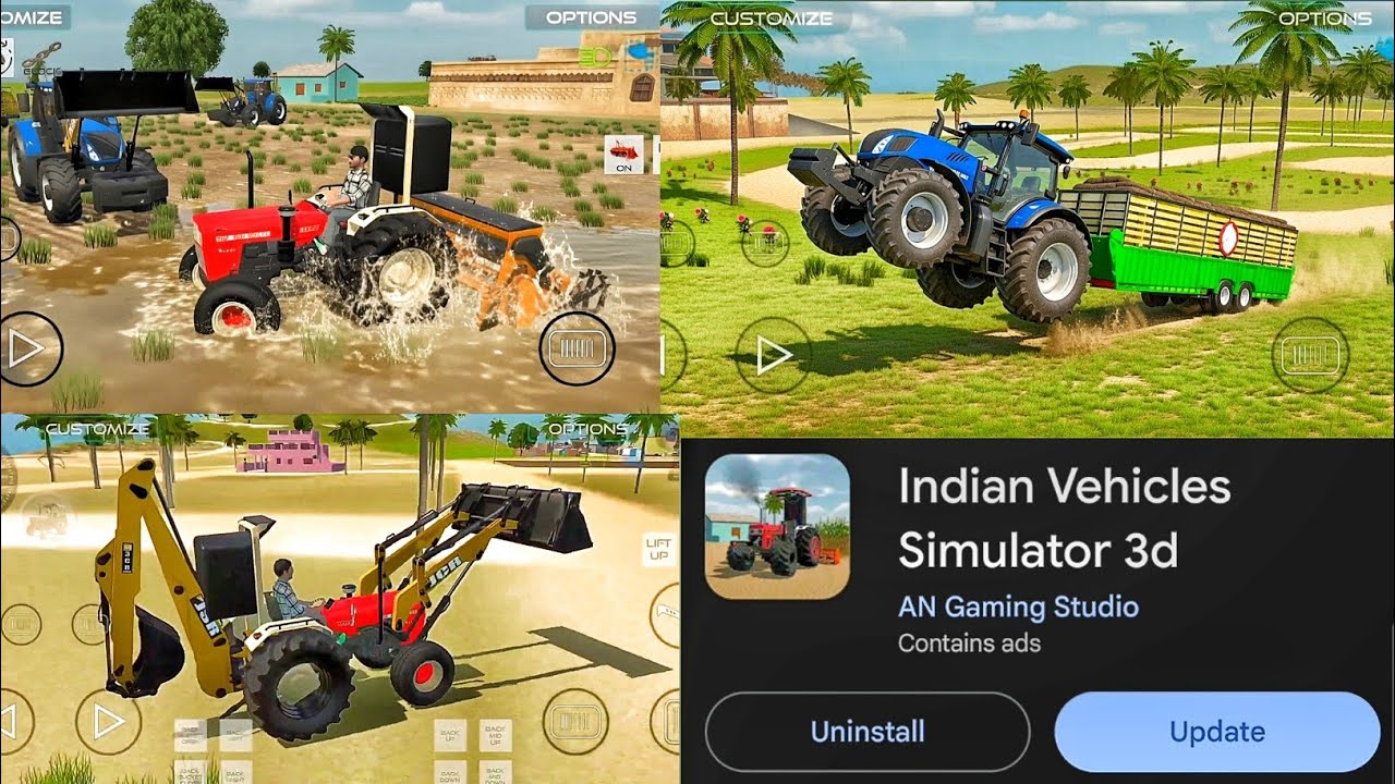 INDIAN VEHICLES SIMULATOR 3D 🚜 WATER MOTOR ADDED 😱 | INDIAN VEHICLES SIMULATOR 3D NEW UPDATE