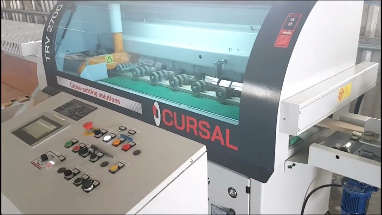 CURSAL Belt feeding optimizing crosscut saw TRV 2700 EB_280