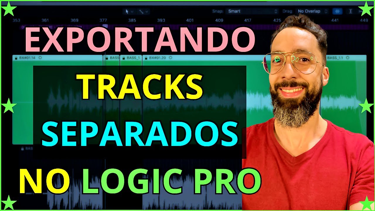 MELHOR DICA do LOGIC PRO para EXPORTAR suas PISTAS de ÁUDIO