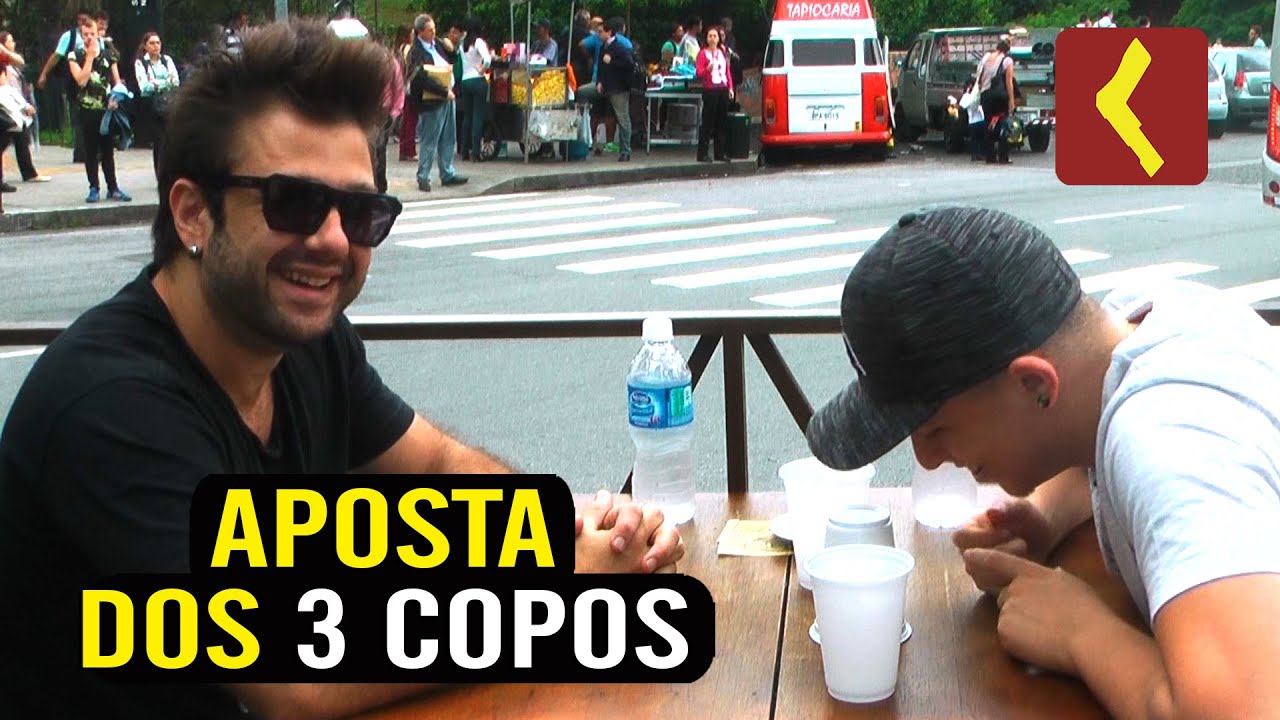 APOSTA DOS 3 COPOS
