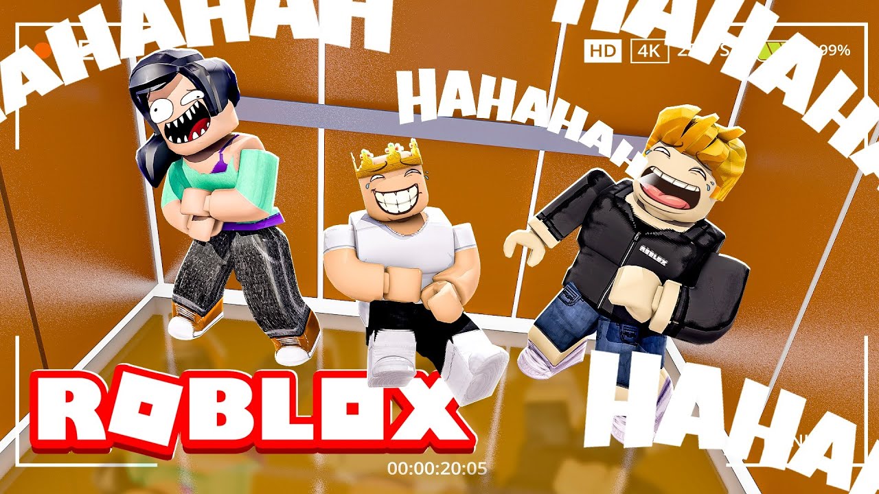 Going on the COMEDY ELEVATOR in ROBLOX