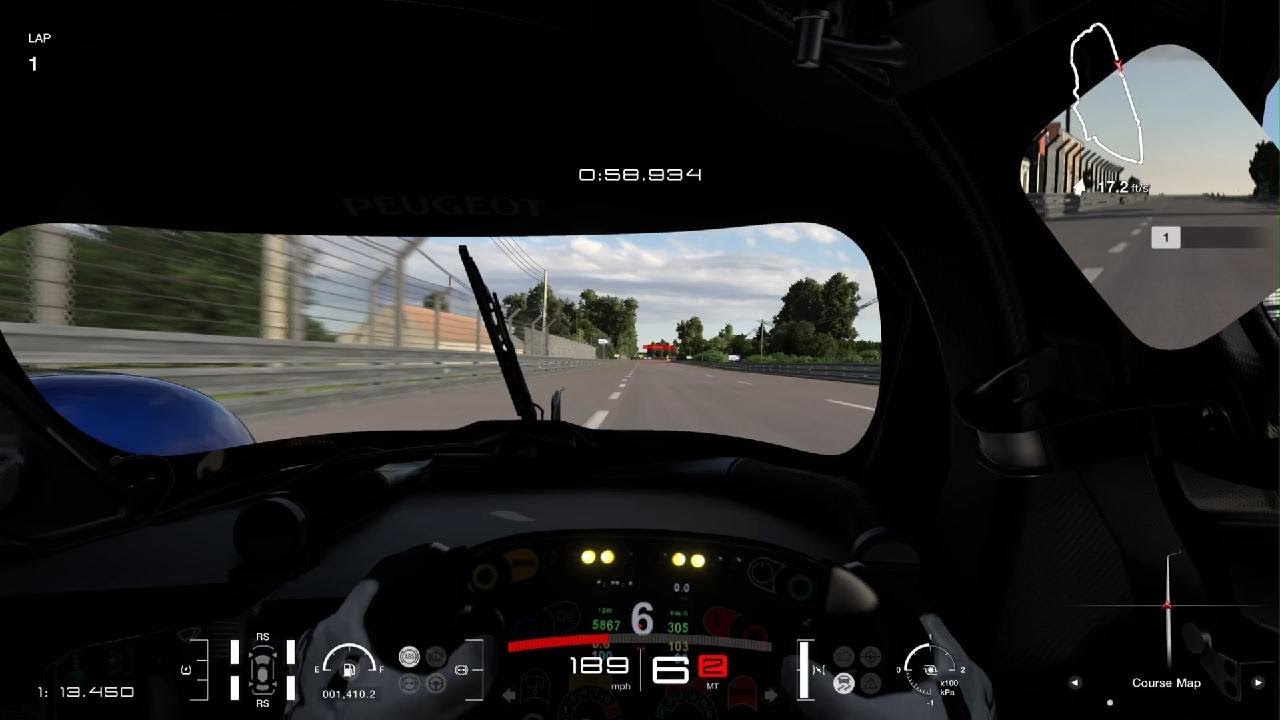 Gran Turismo 7 a couple of laps at LeMans
