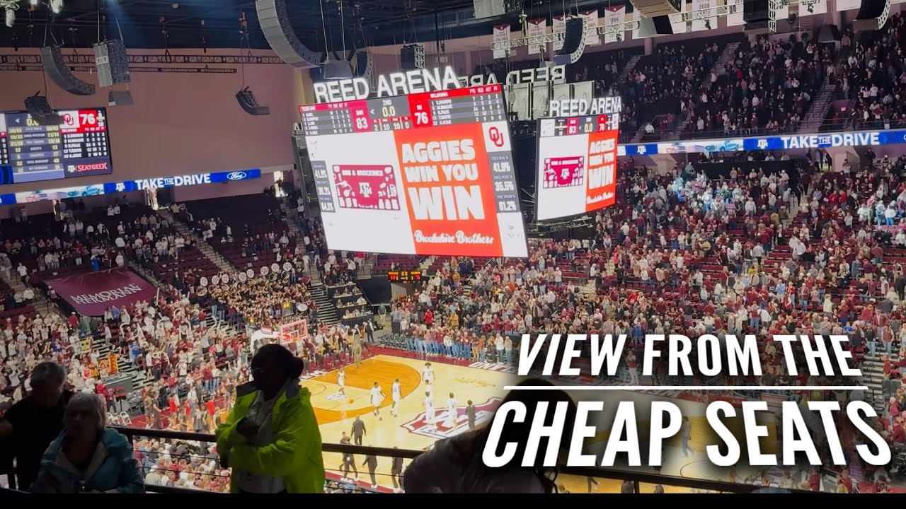 View From The Cheap Seats: Reed Arena - Home of the Texas A&M Univ. Aggies | College Station, Texas
