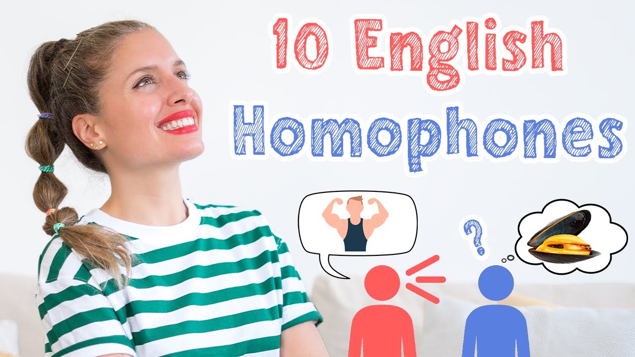 10 Words that SOUND the SAME but Have DIFFERENT MEANINGS and SPELLING 😅 | English Homophones