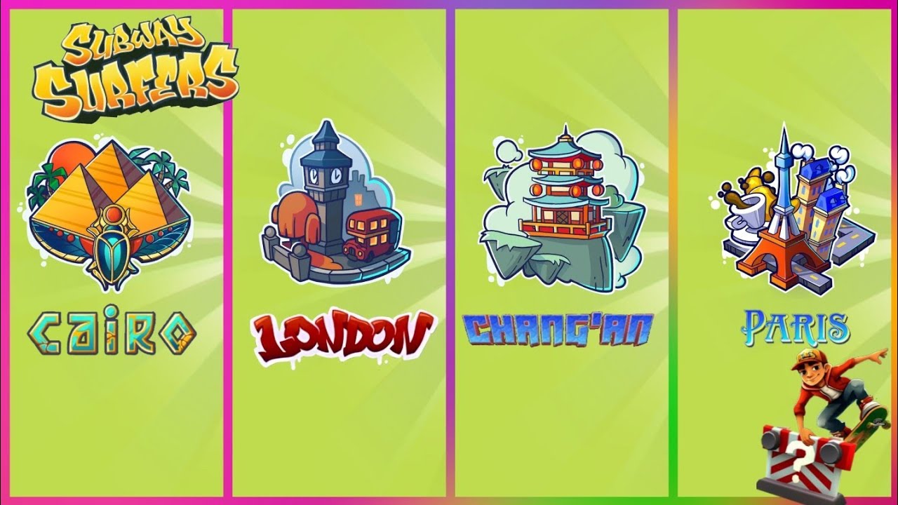 Subway Surfers: All World Tour 2025 - Top 4 Cities - Mystery Hurdles Challenge