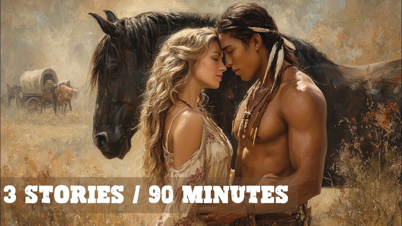 Wild West Love Stories Audiobook / 3 clean Romance Stories featuring Native Heroes