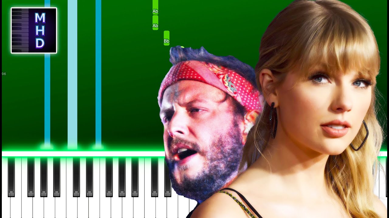 Taylor Swift - evermore ft. Bon Iver (Piano Tutorial Easy)