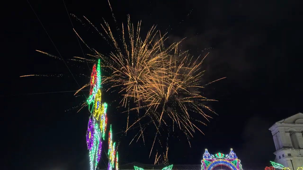 Aci Catena 11 Gennaio 2026 Festa di Ringraziamento Madonna Catena e Spettacolo NUOVA PIROTECNICA 4K