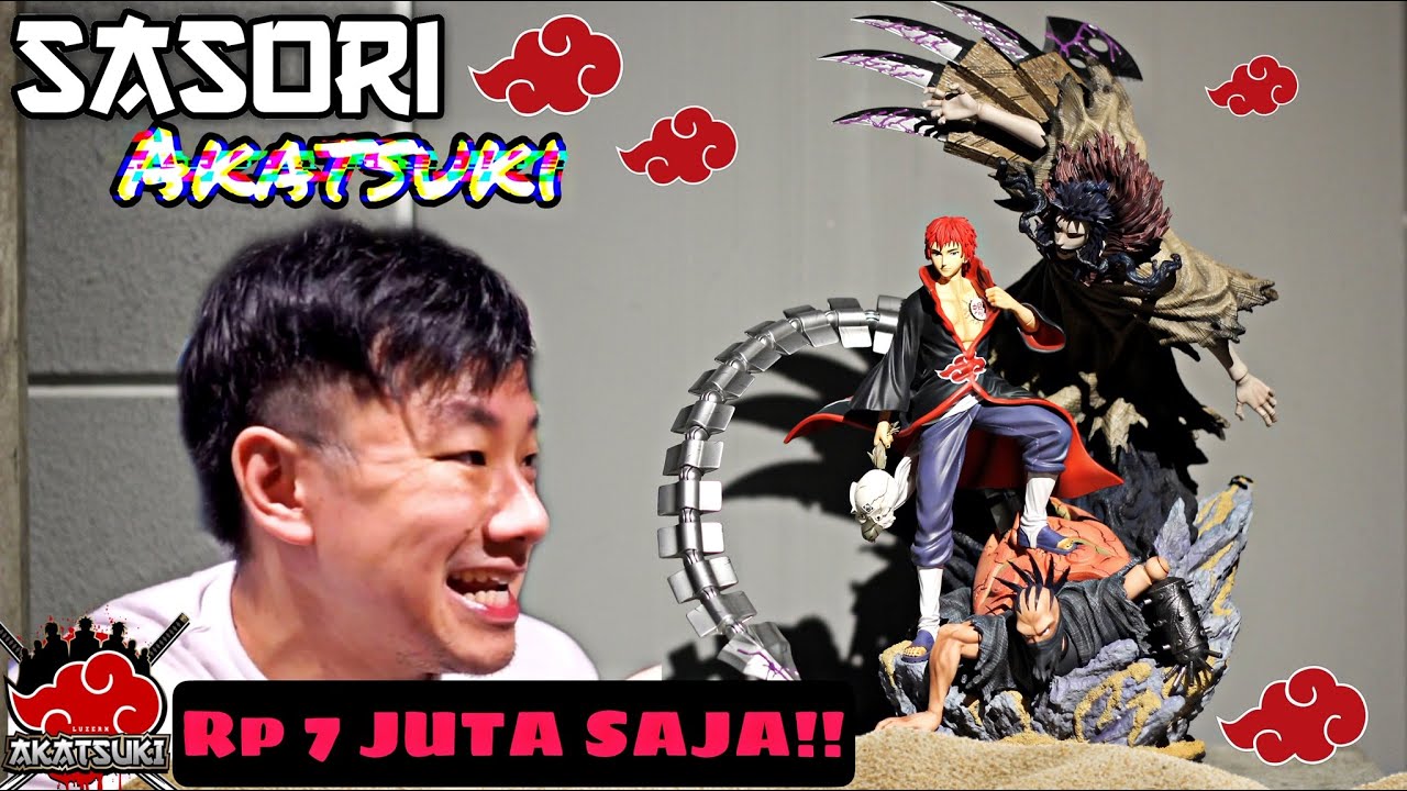 UNBOXING SI BOCAH GANTENG SASORI SI PASIR MERAH AKATSUKI + KAZEKAGE KE 3 by CLOUD STUDIOS! 7 JUTAAN!