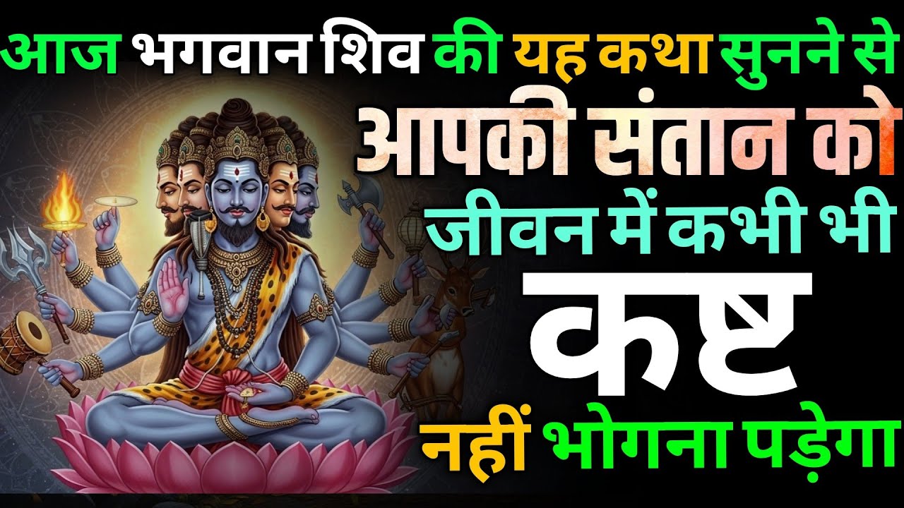 भगवान शिव की चमत्कारी कथा | संतान से जुड़े सभी कष्ट होंगे दूर | शिव कथा | Shiv Katha