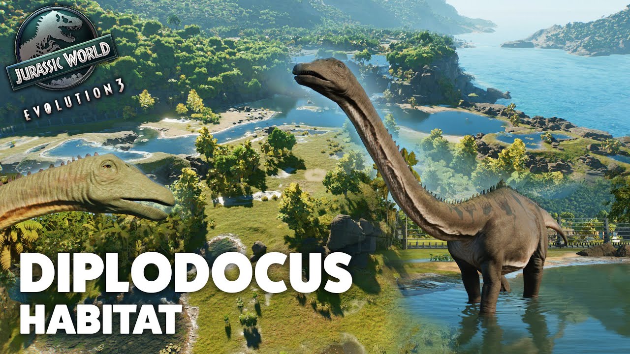 Jurassic World Evolution 3 | Diplodocus Enclosure Speed Build