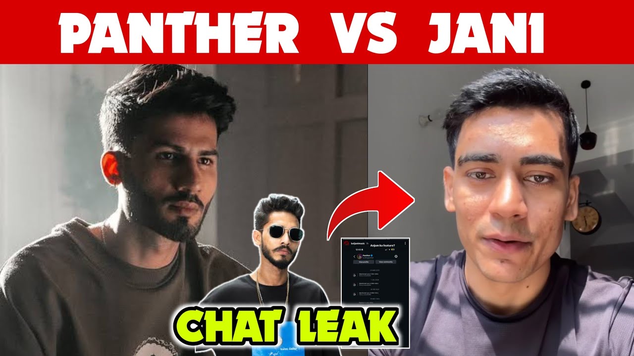 PANTHER VS JANI - PANTHER & TALHA ANJUM CHAT LEAK | PANTHER LIVE REPLY | ROHAN CARIAPPA ON PANTHER 