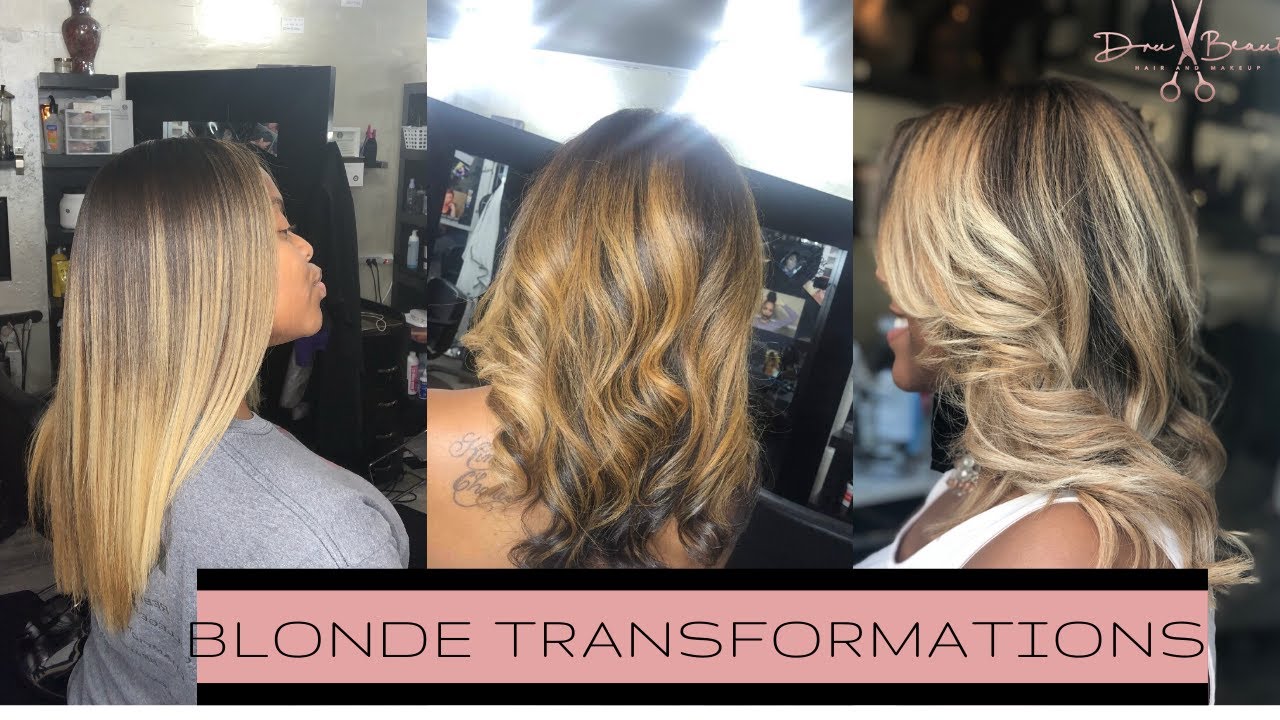 Black To Blonde Natural Hair Transformations Compilation Video