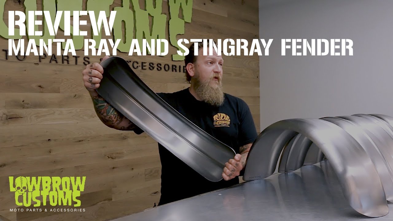 Manta Ray and Stingray Steel Motorcycle Fender Review