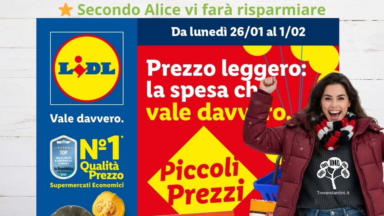 VOLANTINO LIDL dal 26 gennaio al 1° Febbraio 2026 #anteprima