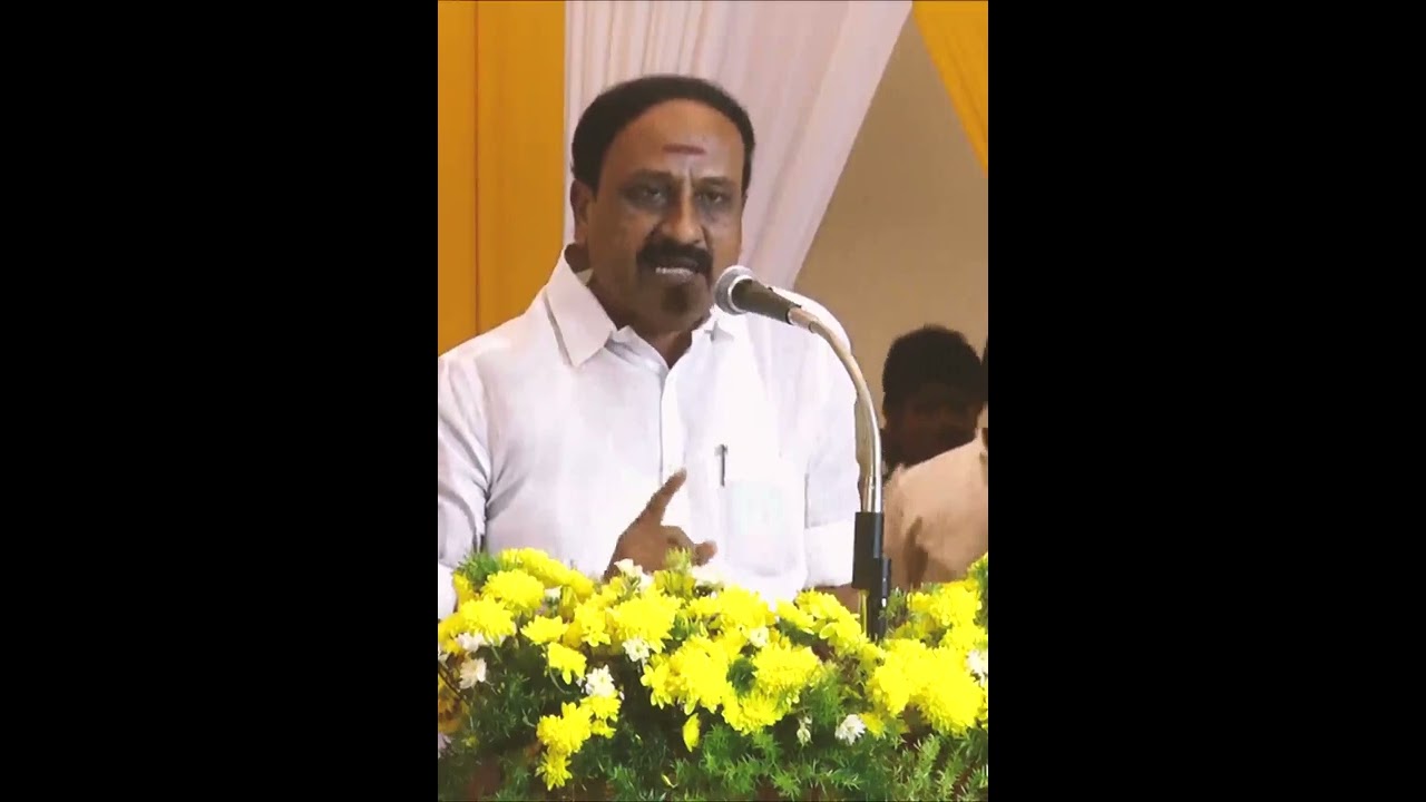 புதுக்கோட்டை #கம்பன்  கழகத் தலைவர் உயர்திரு.எஸ் ராமச்சந்திரன் அவர்களின் அற்புதமான தலைமை உரை