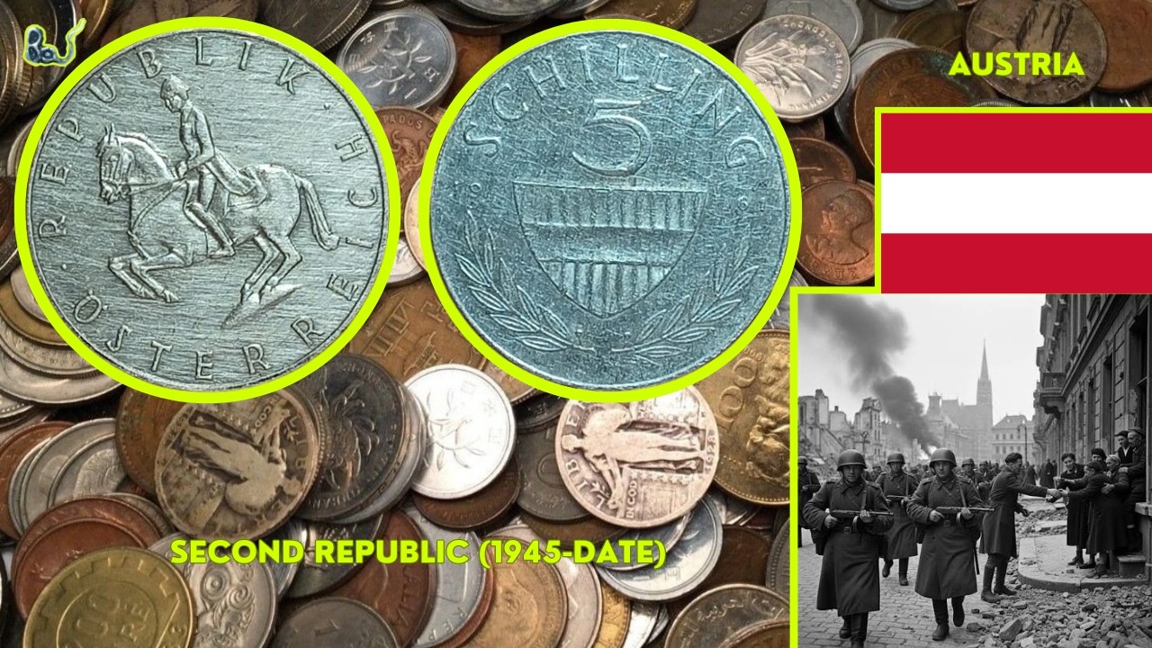 5 Schilling - Austria - 1961 - Silver #youtube