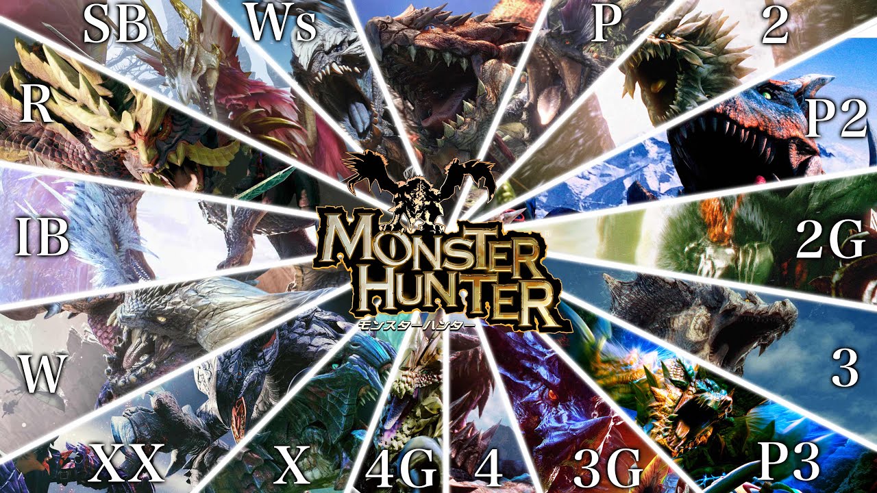 歴代モンハンメインモンスター遭遇・討伐・生態ムービー2004~2025 　【MH 〜MHWilds】