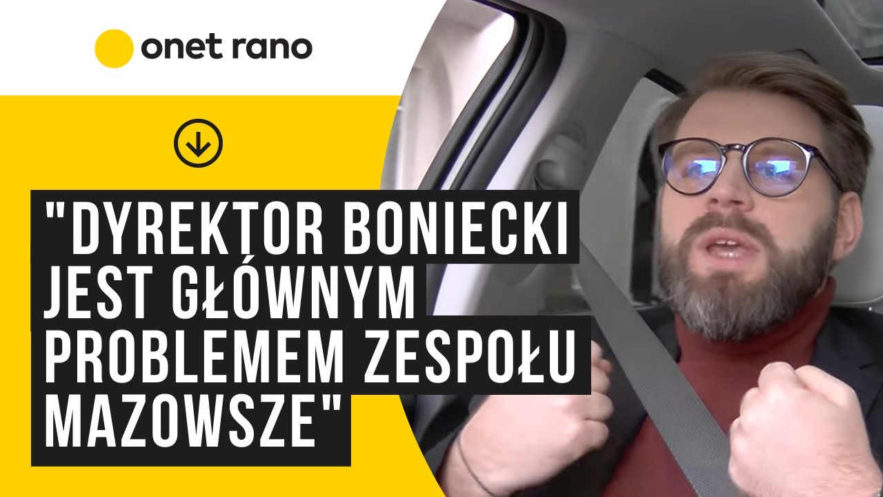"Dyrektor Boniecki jest głównym problemem zespołu Mazowsze"