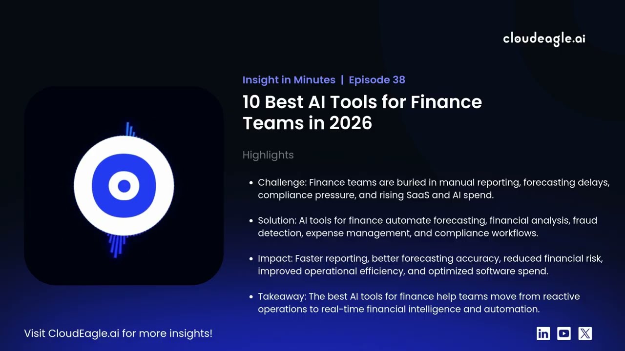 10 Best AI Tools for Finance Teams in 2026