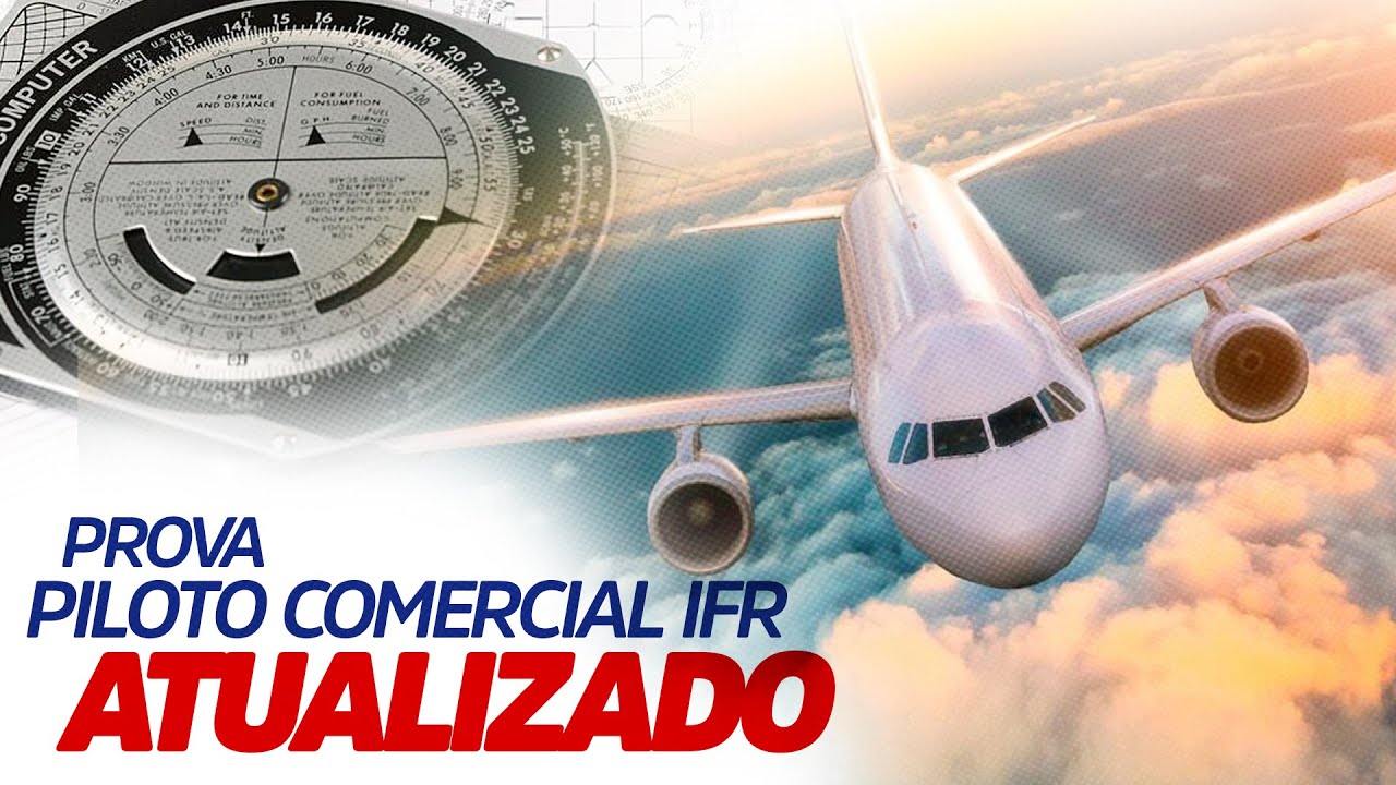 COMO FAZER PROVA DE NAVEGAÇÃO - PILOTO COMERCIAL IFR ANAC ATUALIZADO [prova 06