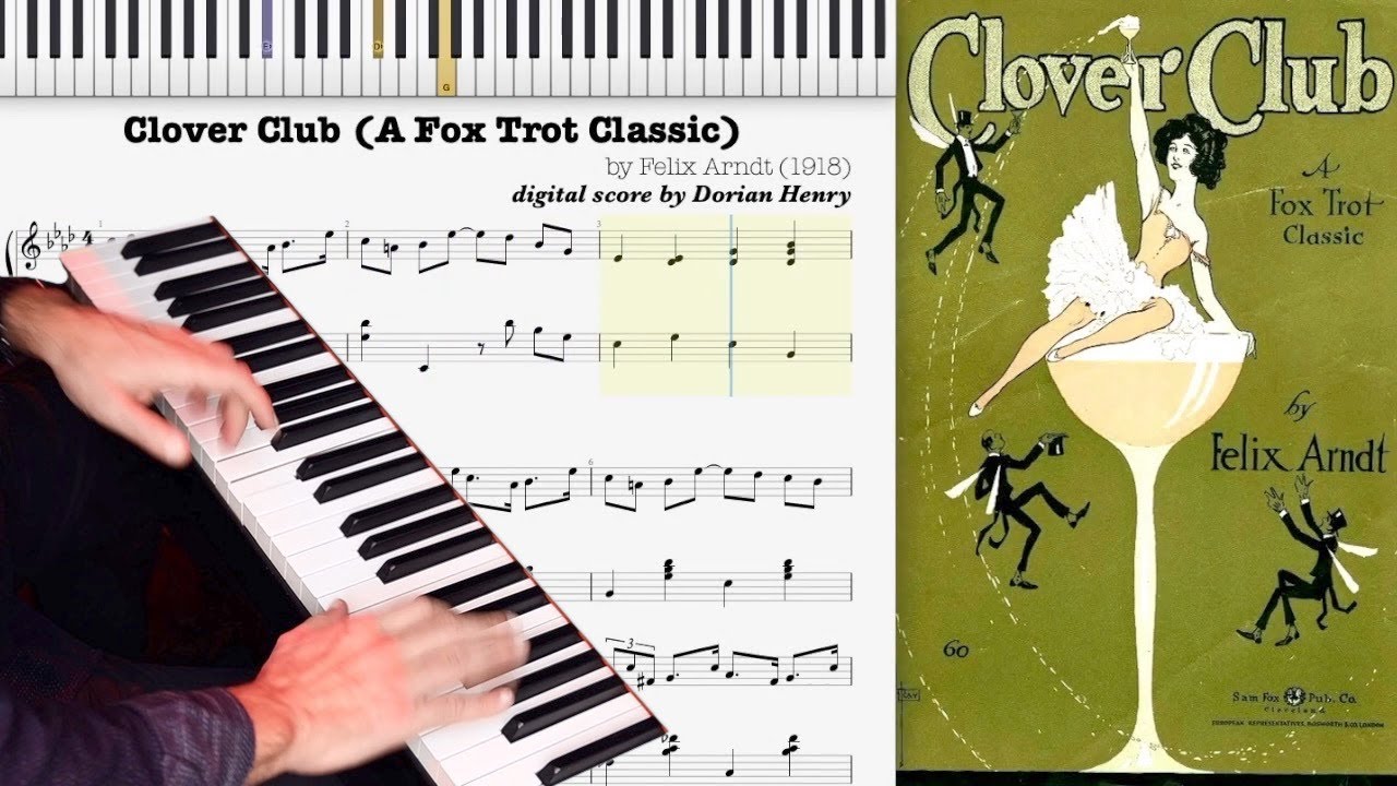 Clover Club by Felix Arndt (1918, Ragtime piano)