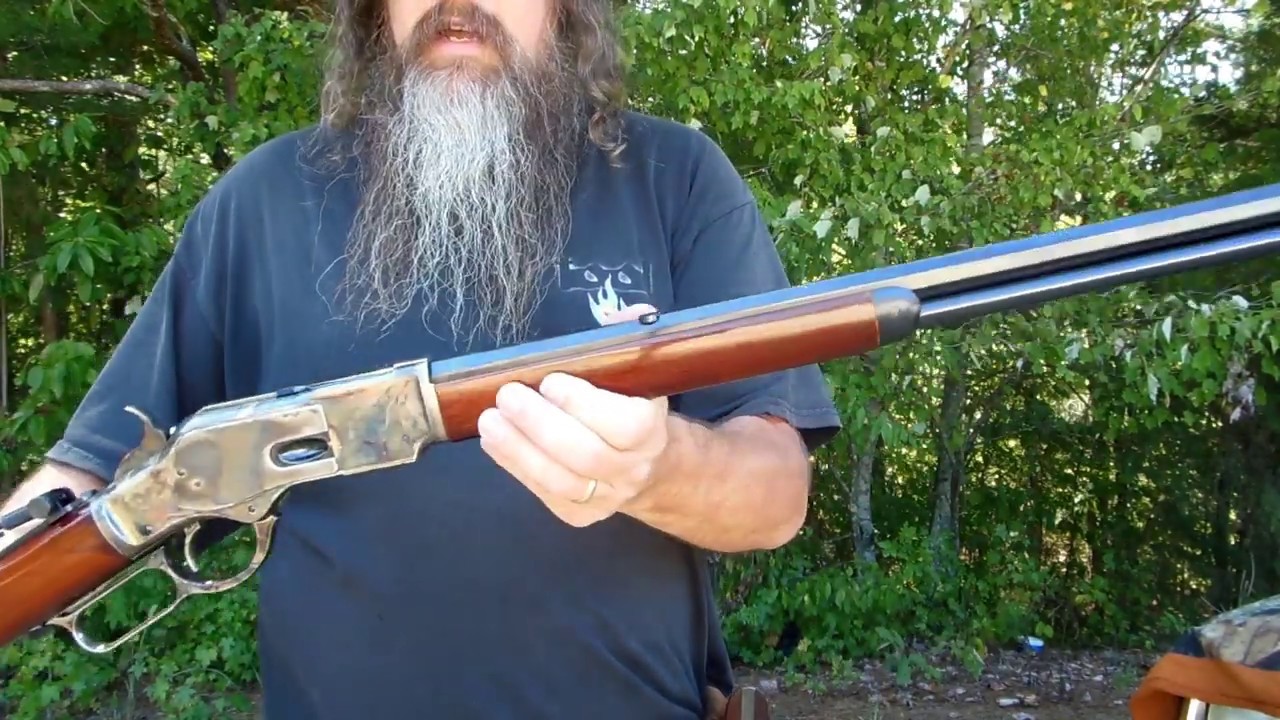 Прицел Marble's Tang / Винтовка Uberti 1873 Winchester