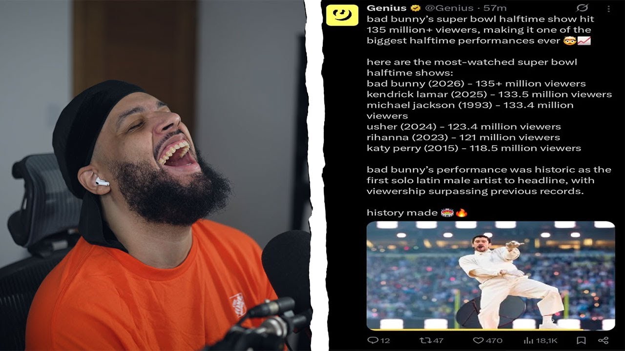 BAD BUNNY SUPERA A KENDRICK LAMAR: 135 MILLONES Y TRUMP ATACA A BAD BUNNY 