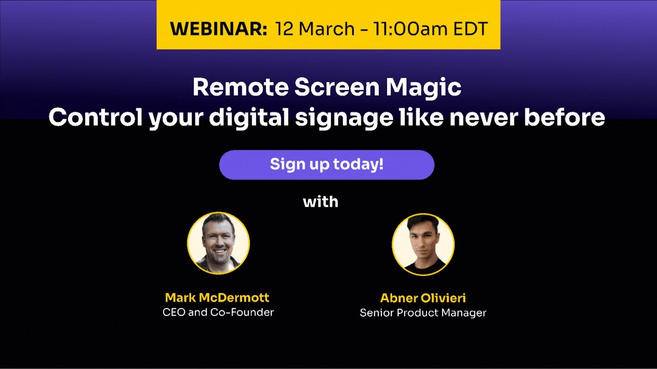 Remote Screen Magic: Master Your Digital Signage from Anywhere