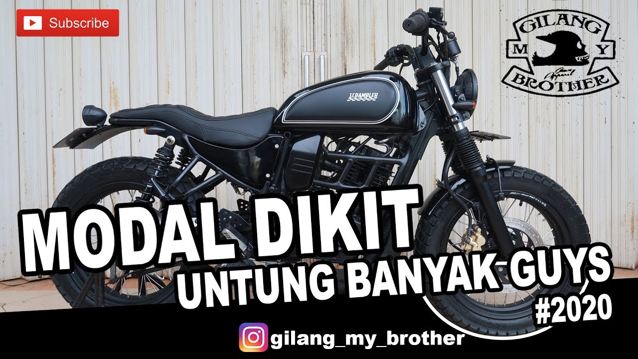 HARGA YAMAHA BYSON CUSTOM SCRAMBLER #GILANG_MY_BROTHER