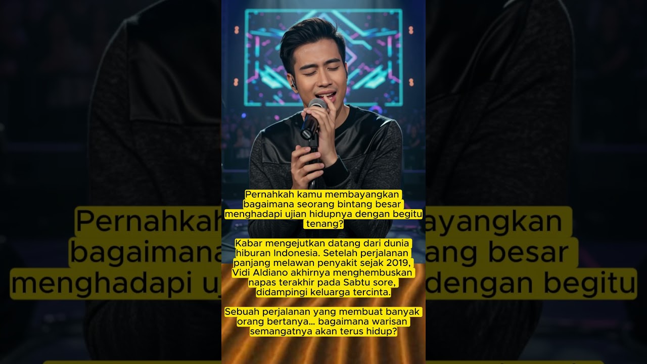 Momen Terakhir Vidi Aldiano Bikin Publik Terdiam #shiv #beranda #beritaterkini #vidialdiano #fyp