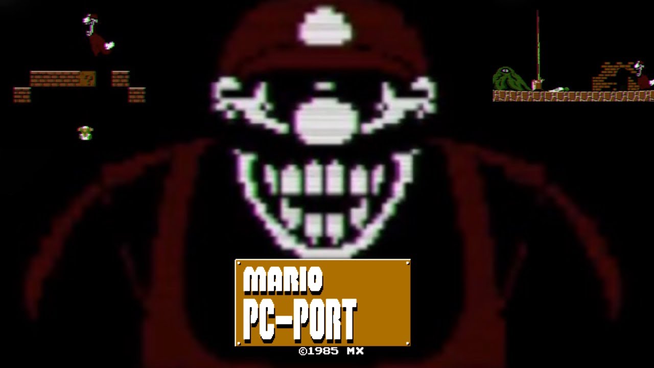 THIS EXE GAME (Mario 85' PC PORT) IS HARD AND SCARY AT THE SAME TIME!!
