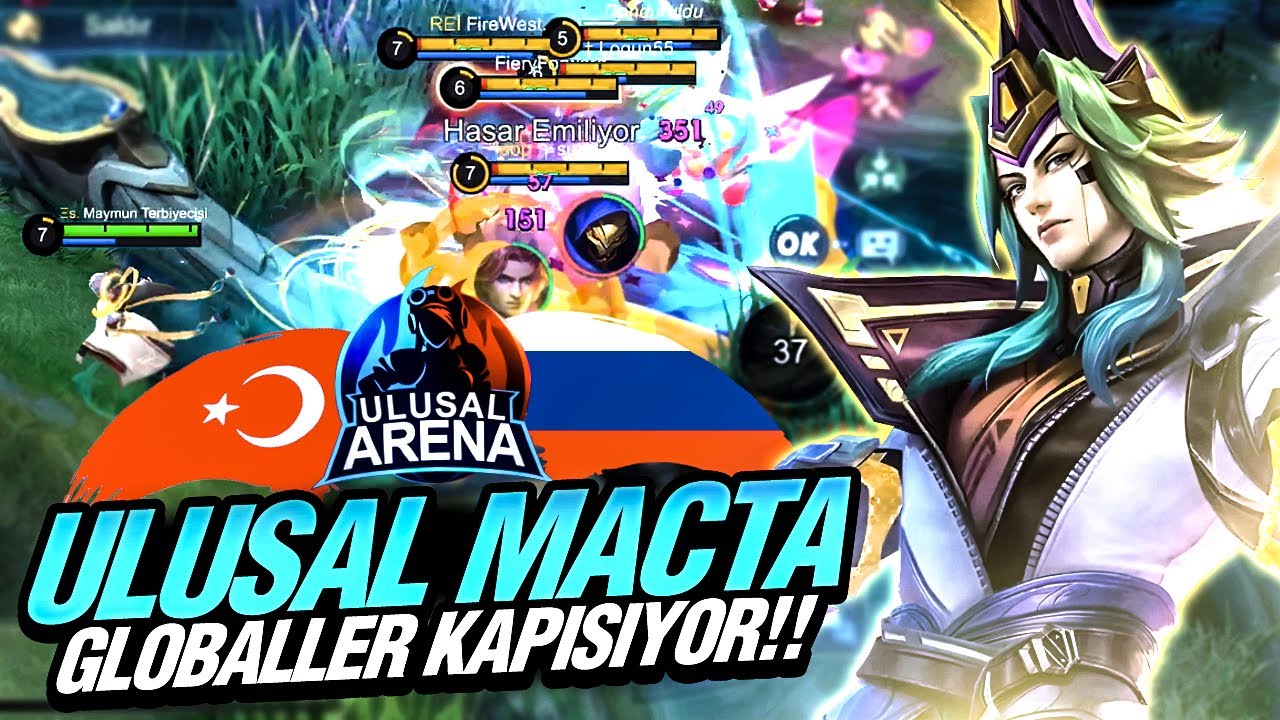 TÜRKİYE vs RUSYA - ULUSAL MAÇTA GLOBALLERİN KAPIŞMASI! | RUSLARI ÇILDIRTTIM! | Mobile Legends