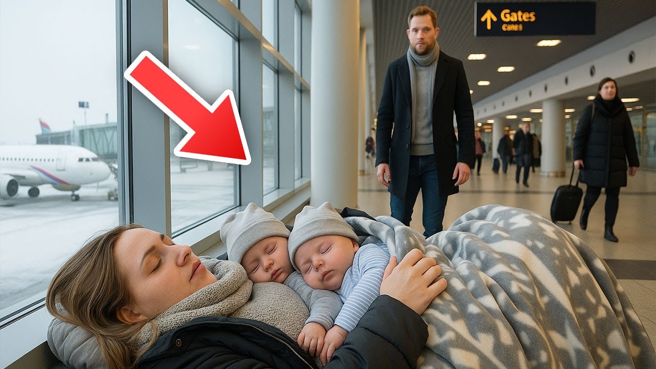 DE MILJONAIR ZAG ZIJN EX SCHOONMAAKSTER MET TWEELING OP HET VLIEGVELD DE WAARHEID VERANDERDE ALLES