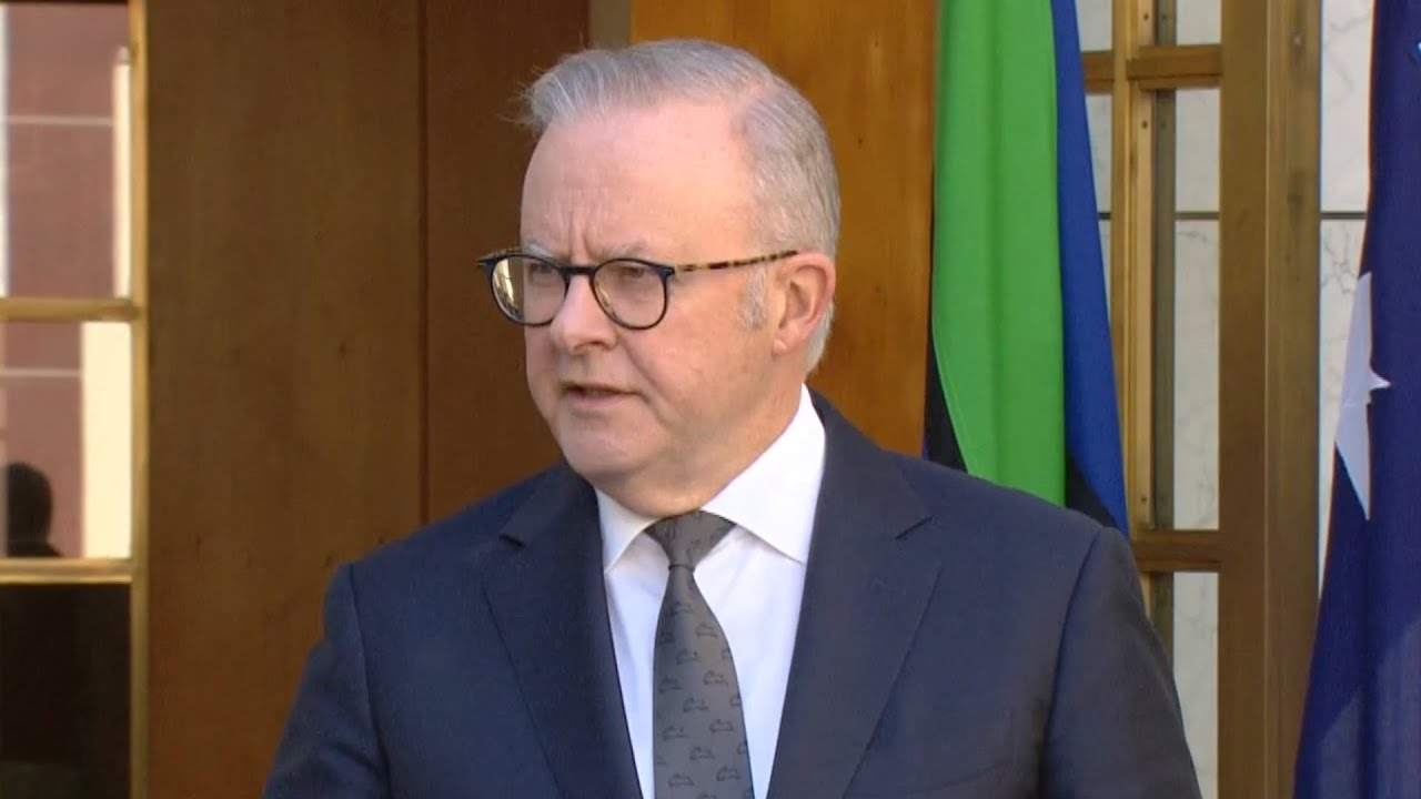 &lsquo;That&rsquo;s not a question for me&rsquo;: Albanese slammed for response to Trump question