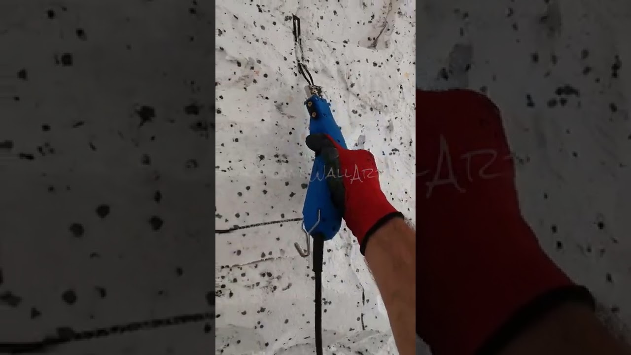 Carving Styrofoam - Rock Wall for interiors