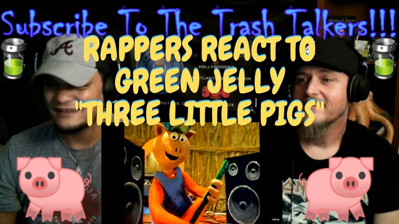 Реакция рэперов на песню Green Jelly «Three Little Pigs»!!!