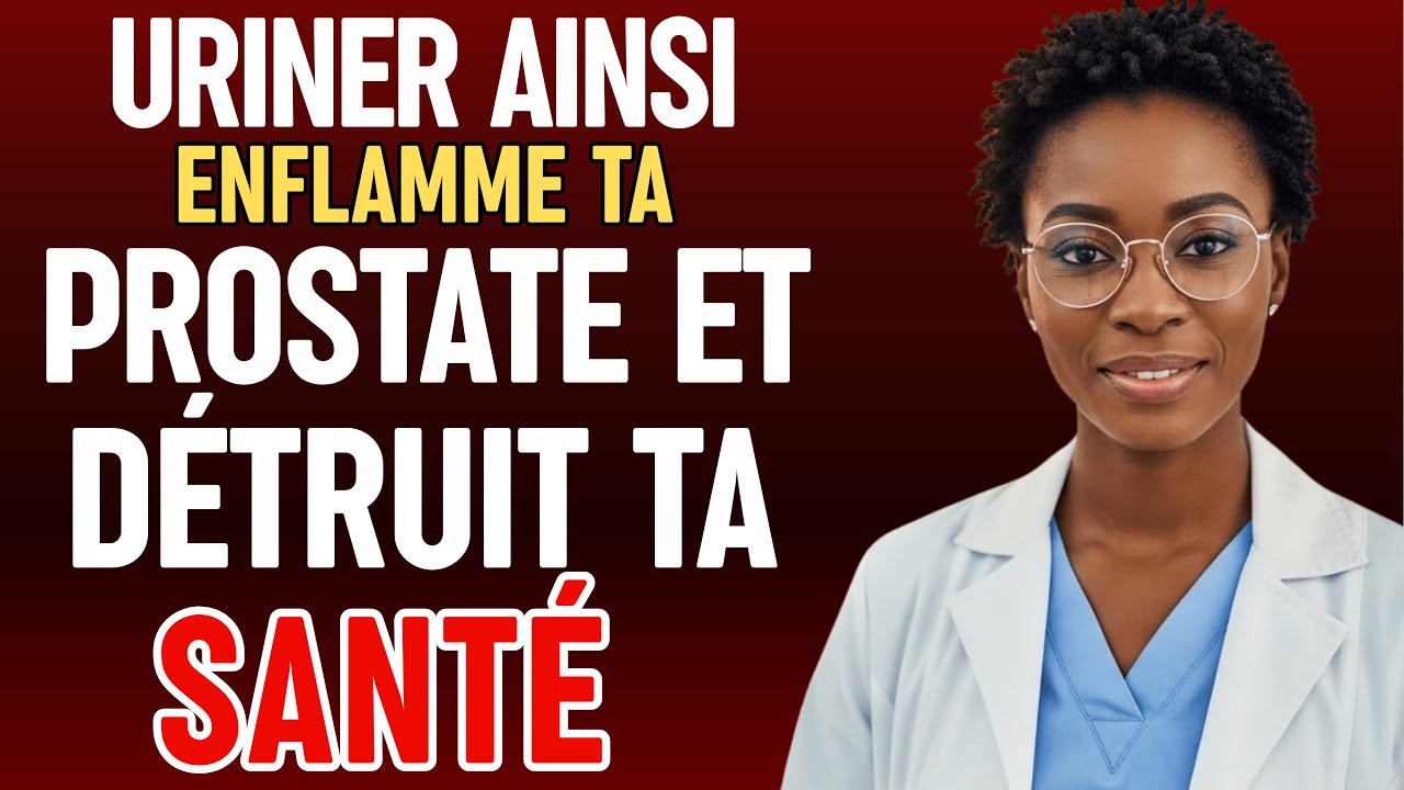 Urologue explique : Uriner de cette façon abîme votre prostate | Dr. Marie Kalombo