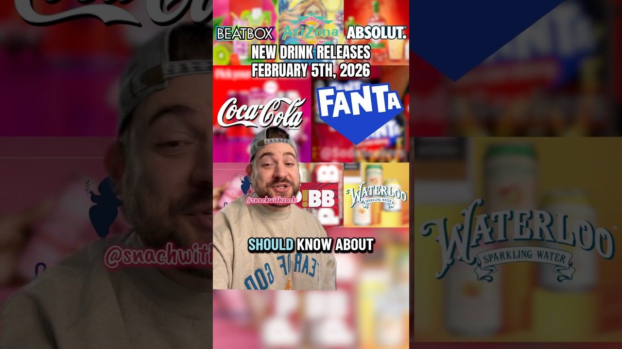 New drink releases for February - 2.5.26 #snacks #drink #soda #news