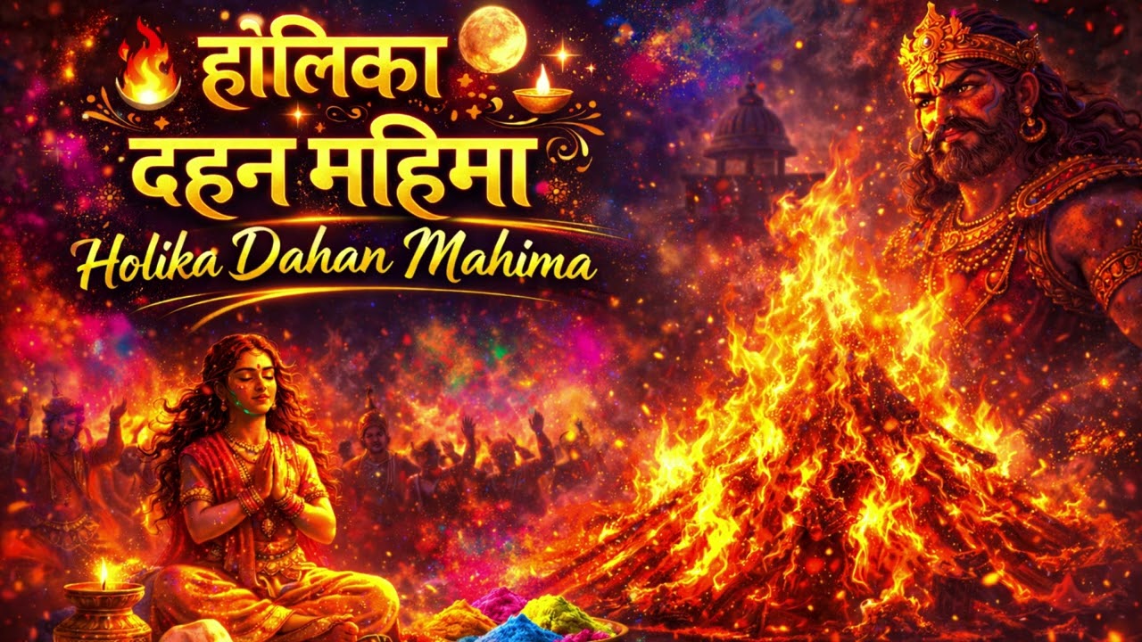 🔥🌕 होलिका दहन महिमा ✨🪔 Holika Dahan Mahima 🔥🌺