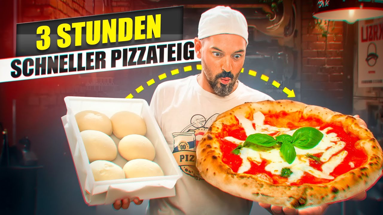 Pizzateig in Rekordzeit: Perfekter Teig in nur 3 Stunden! So geht’s!!!
