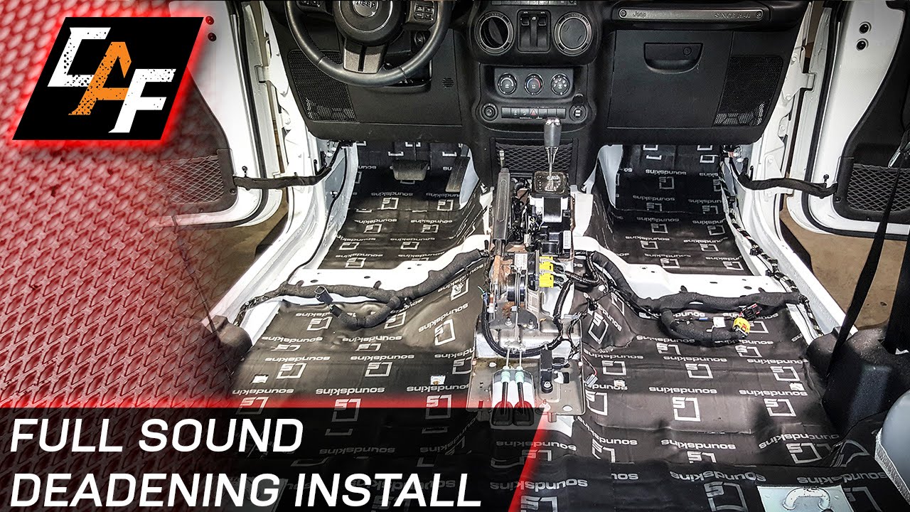 Full Interior Sound Treatment = BETTER SOUND! - JEEP Build - CarAudioFabrication