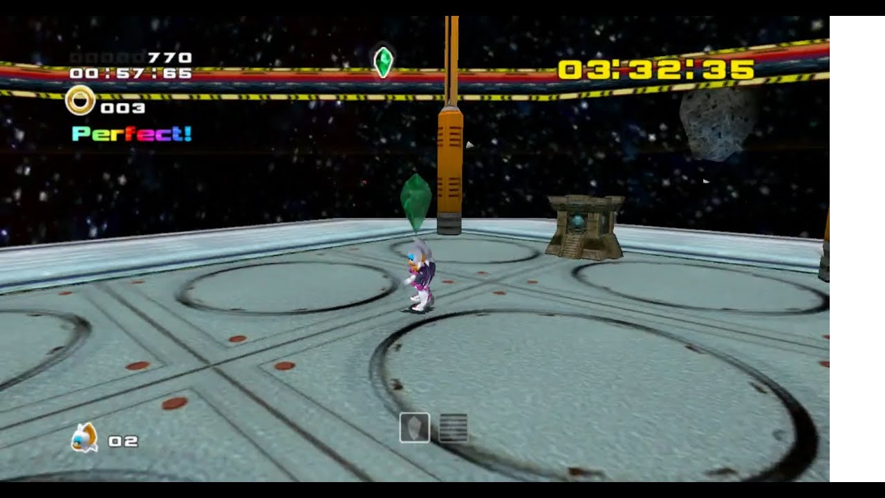 Sonic Adventure 2 - PS3 - Mad Space - 4th Mission: Collect the Emerald Pieces in 4:30! - A Rank
