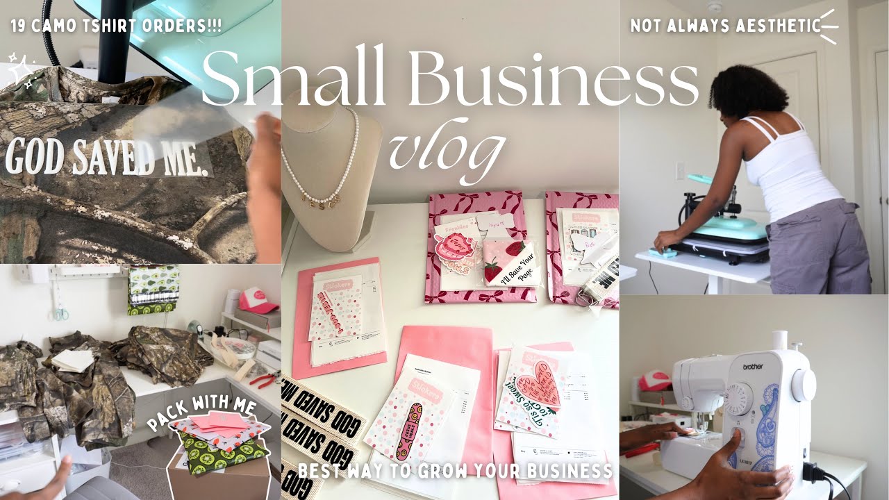 SMALL BUSINESS VLOG: Huge Wholesales Order, Pack some Orders with Me, Best way to grow your Business