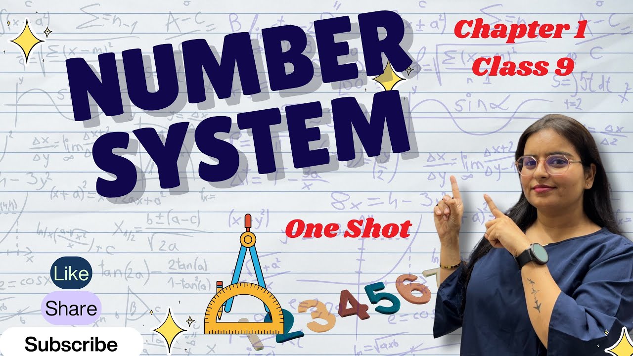 CHAPTER 1 : Number System (Class 9) #numbersystem #class9maths #cbse2026 #oneshot #anjalimam  #viral