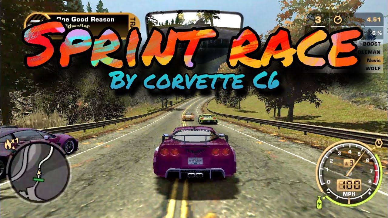 American Muscle Goes Wild! 😱 Corvette C6 Sprint Race | NFS Most Wanted
