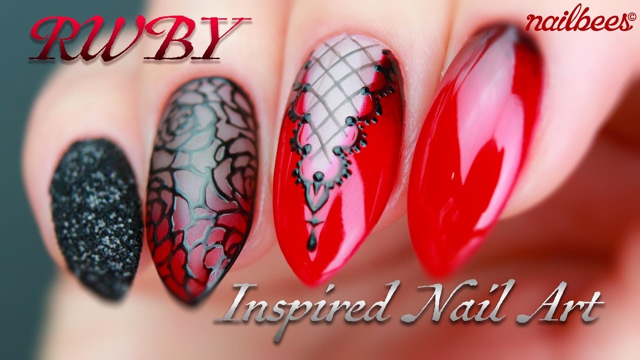 ☆ RWBY Inspired Nail Art Video ☆