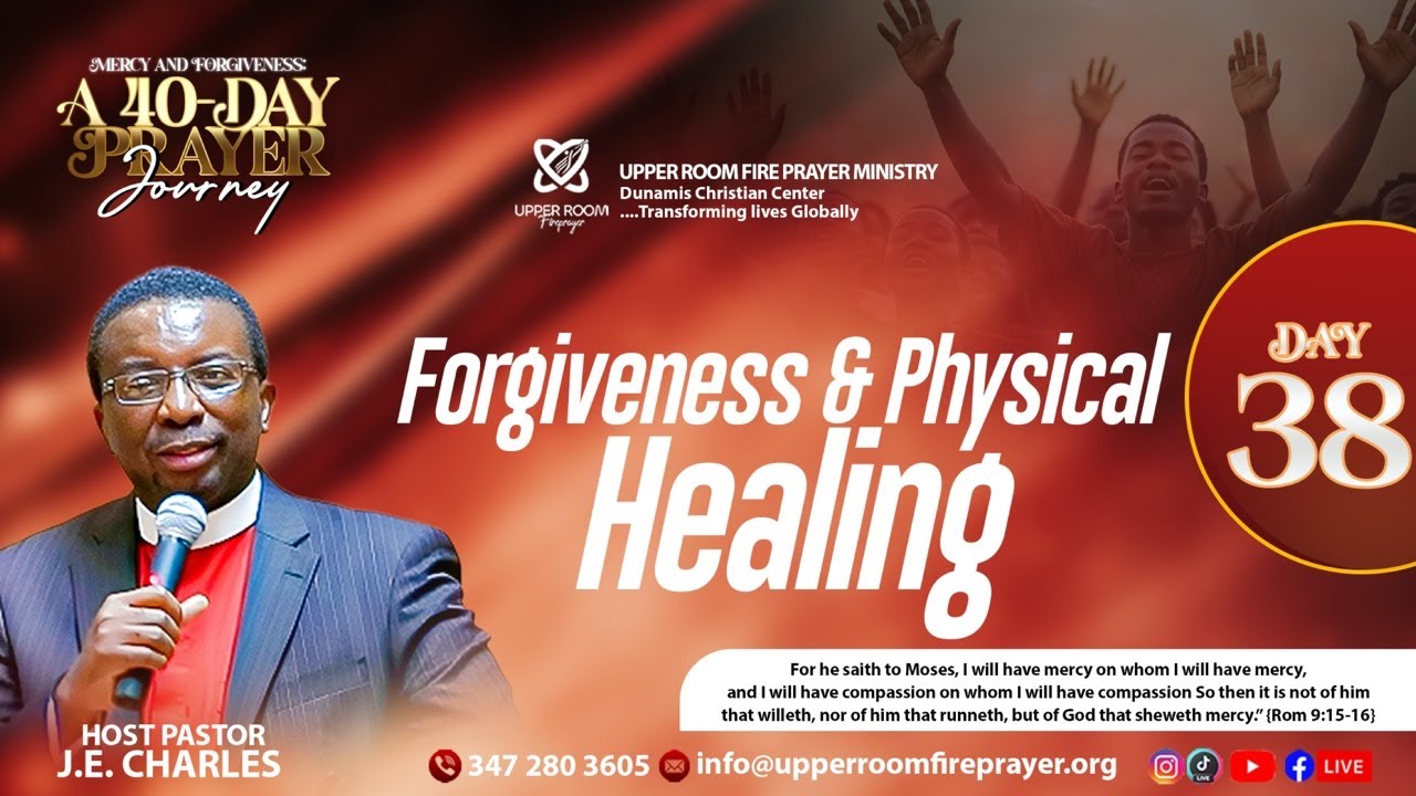 Day 38-40 Days Prayer of Forgiveness |2026 | DOMINION | Pastor J.E. Charles 🕊️🦁⚔️