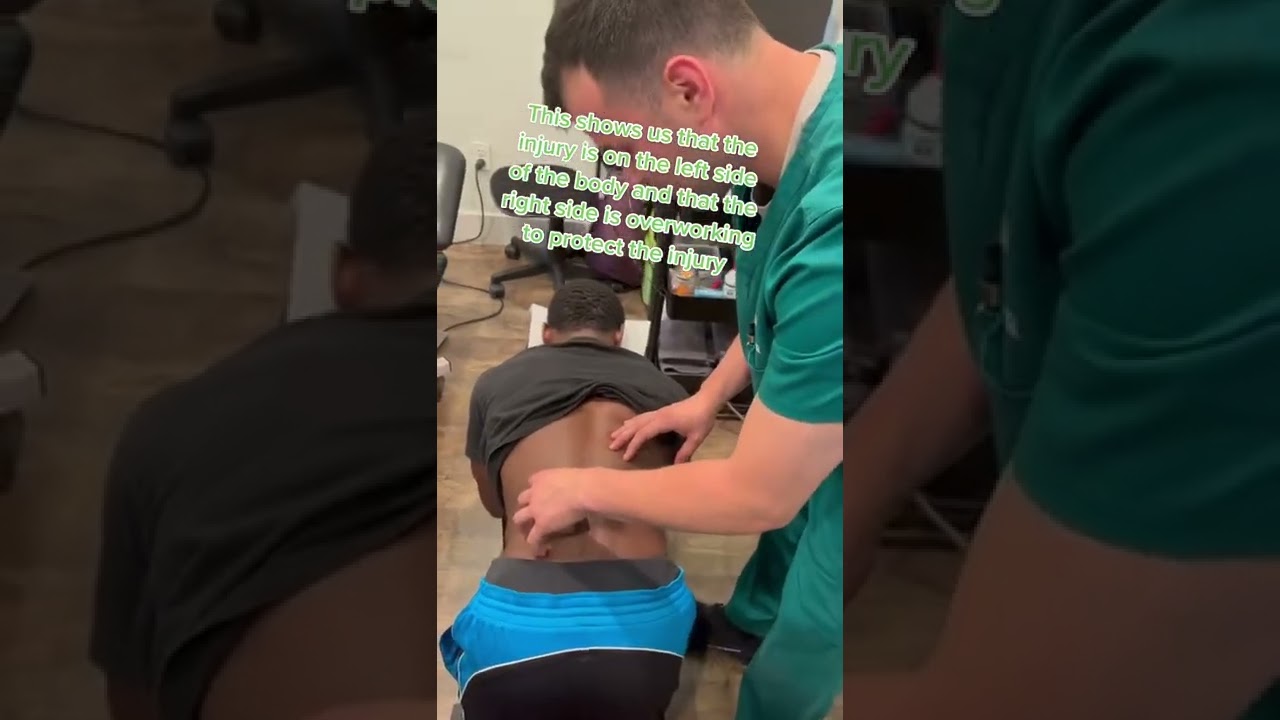 When you have bigger muscles on one side of your low back - #lowbackpainrelief