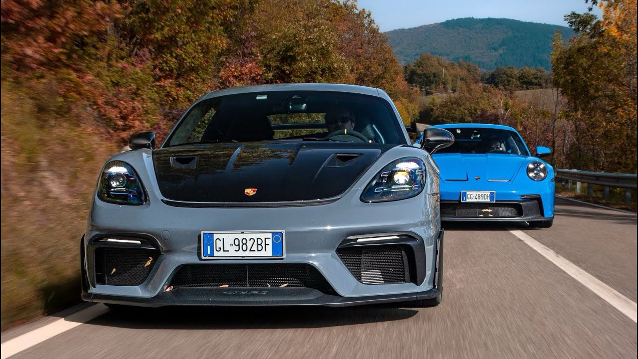 Porsche GT4 RS против 992 GT3 | На полной скорости в итальянских горах